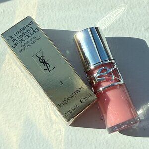 Yves Saint Laurent YSL Loveshine Plumping Lip Oil Gloss | Color: 02 | NEW